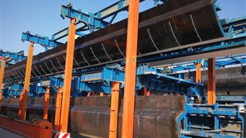 Bridge girder mold scale