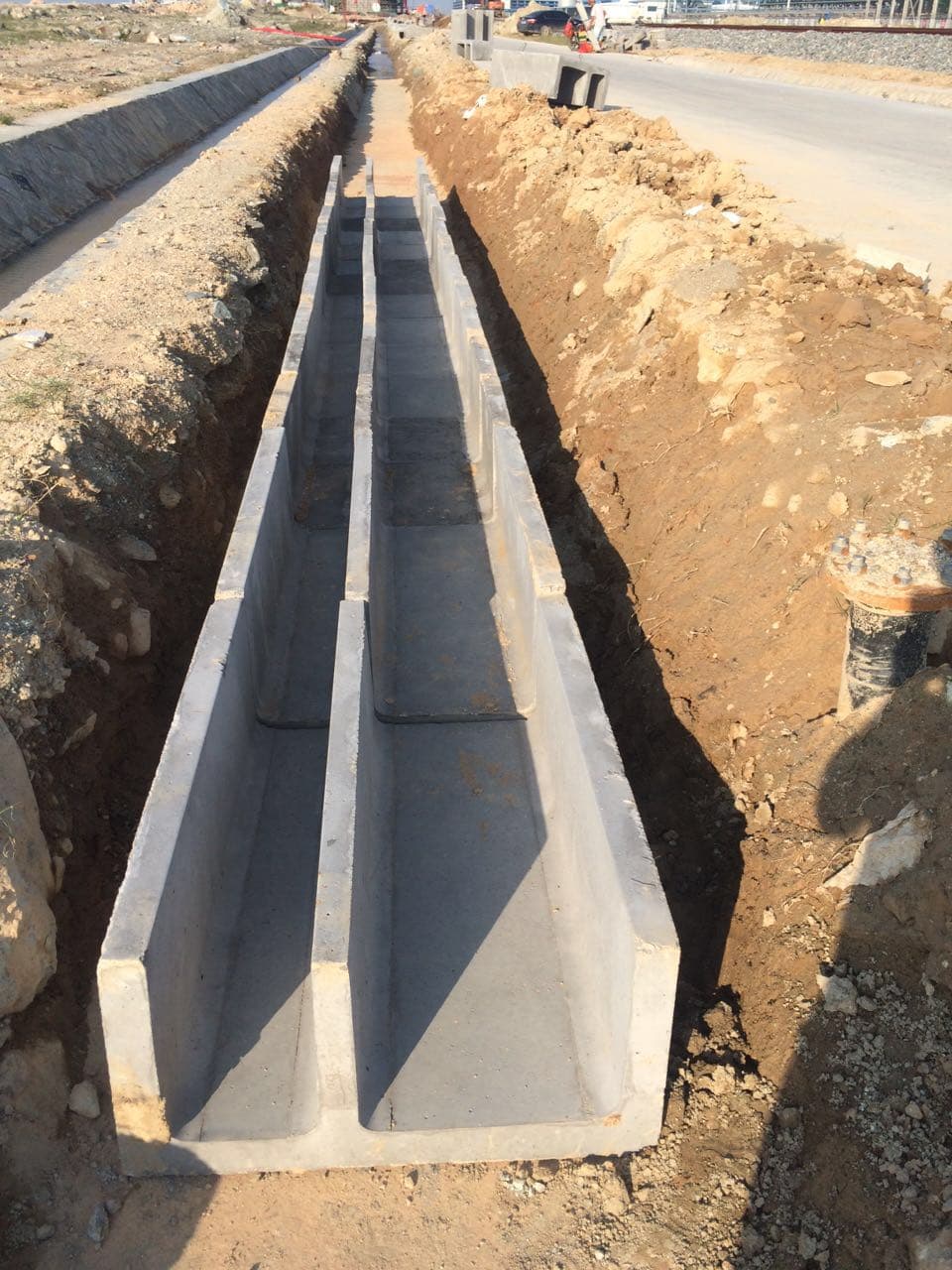 Precast Concrete Cable Troughs and Covers primary product reference