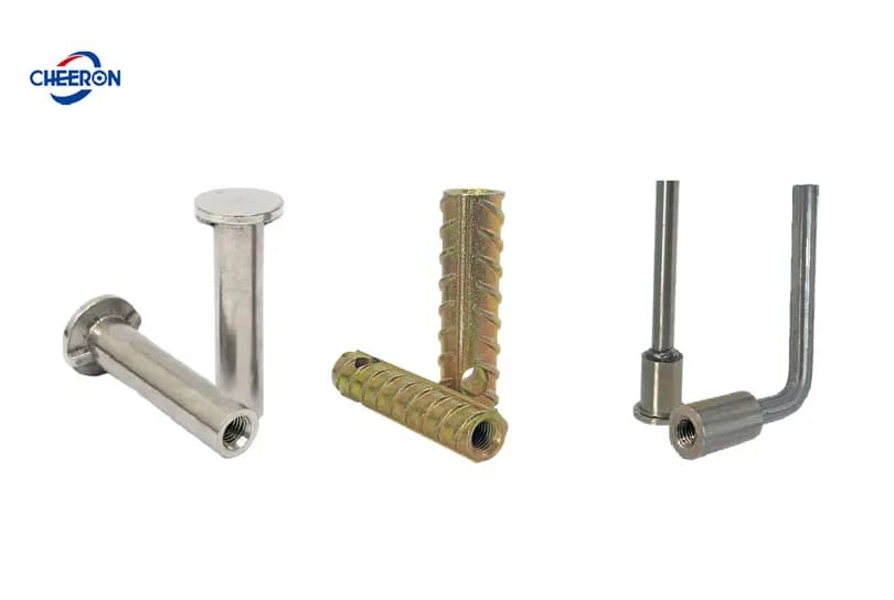 Threaded insert and embedded fixing